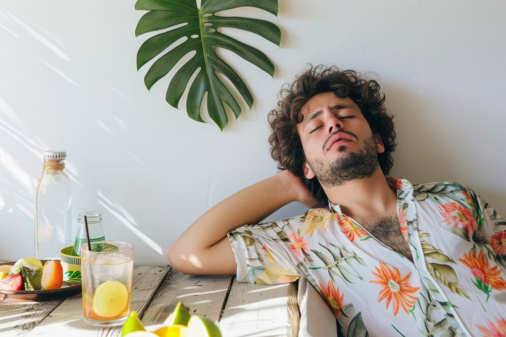 Alt Text: Nightlife recovery can be hard after a long night of drinking.